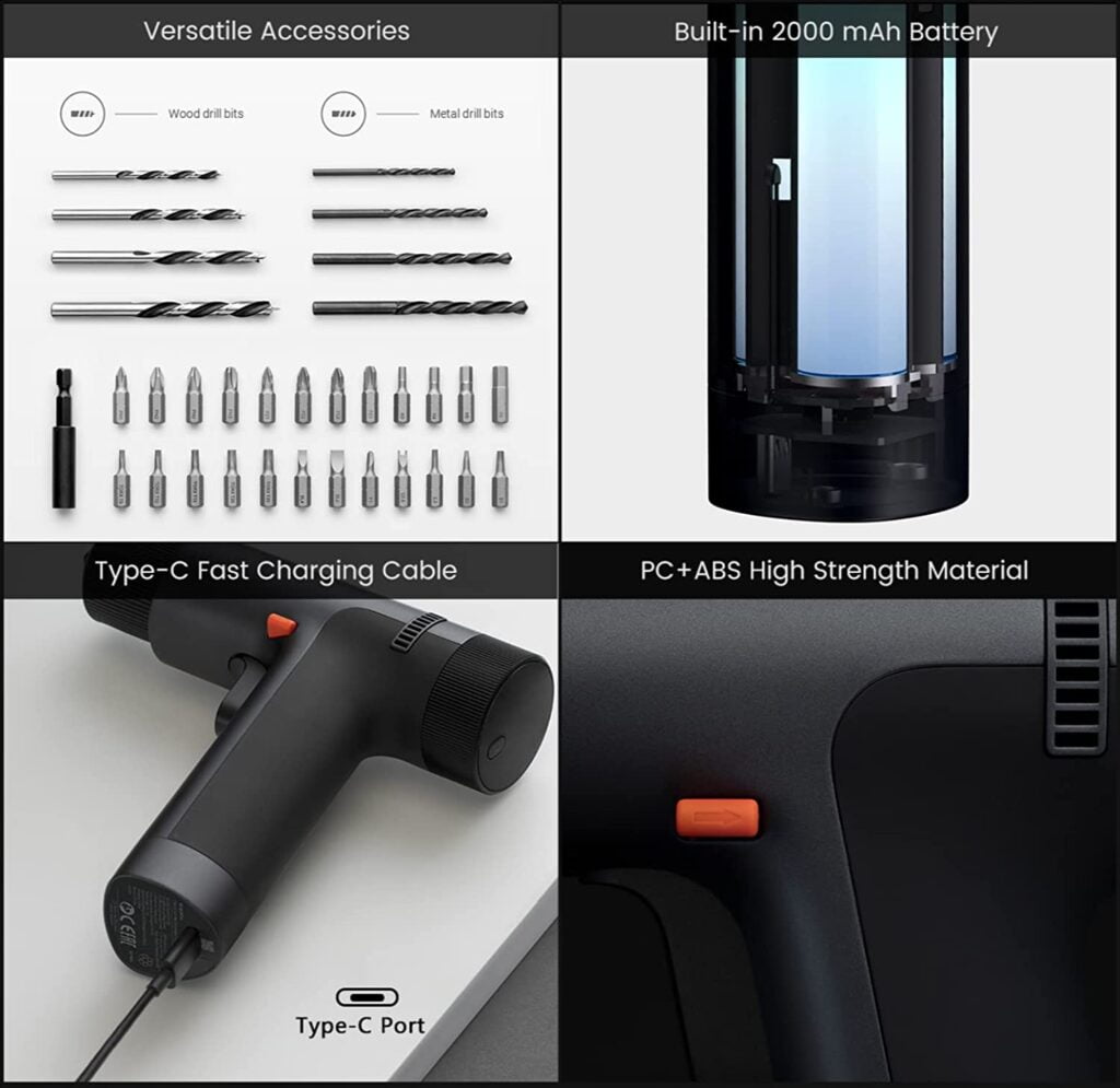 بررسی دریل شارژی شیائومی Xiaomi 12V Max Brushless Cordless drill